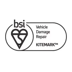 BSI Kitemark vehicle damage repair logo