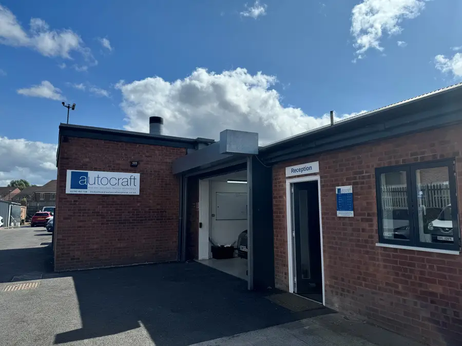 Autocraft Shrewsbury body repair centre at Westbury Garage